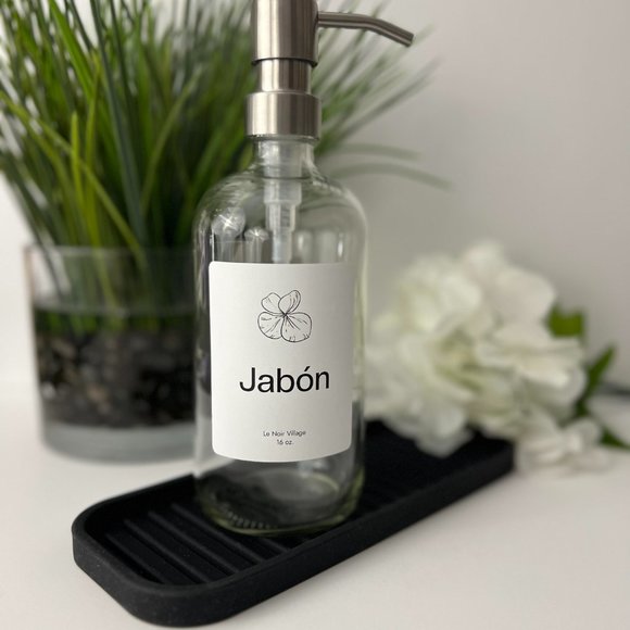 BROWN GLASS SOAP BOTTLES - Picture 9 of 14